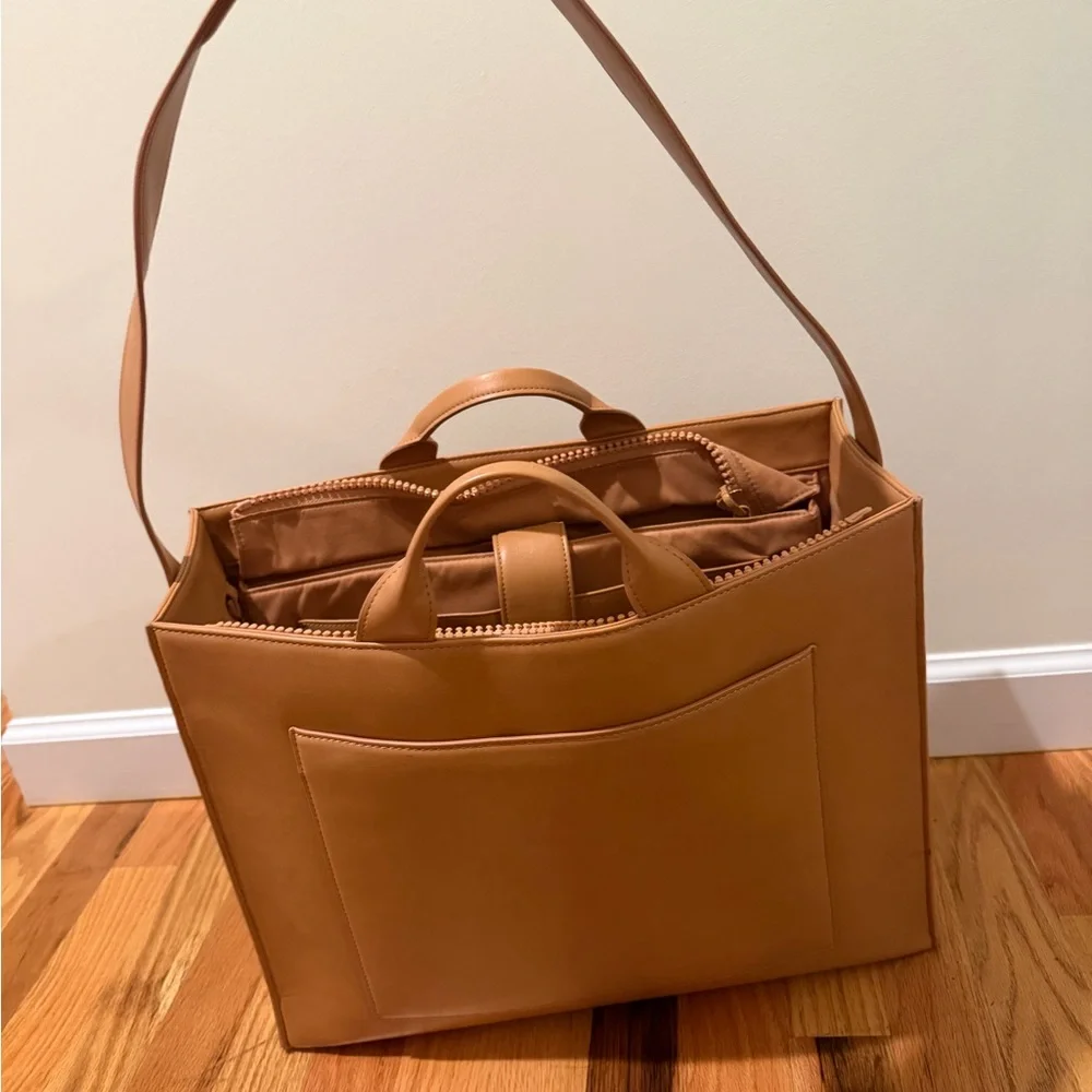 Dagne Dover Tan Laptop Bag